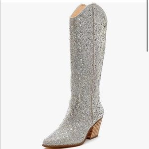 Glitter cowboy boots